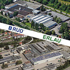 Das Tochterunternehmen Erlau AG fusioniert zu RUD. Das Tochterunternehmen Erlau AG fusioniert zu RUD.