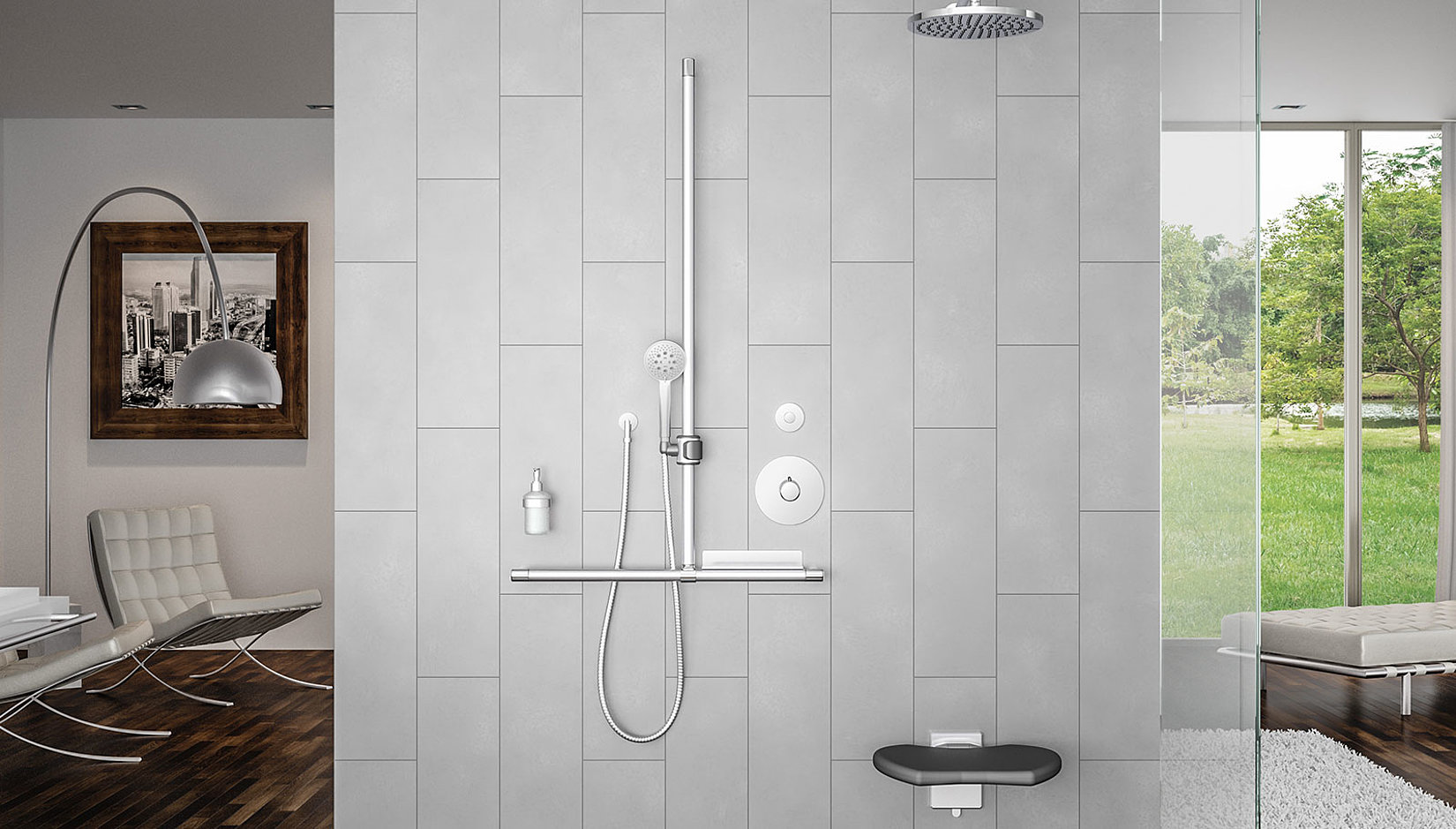 Barrierefreies Badezimmer Design Sicherheit Erlau